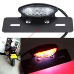 Clear License Plate Mount Holder Led Tail Light For Chopper Cruiser Atv Banshee. Fixed Price $11.50.