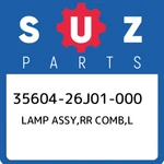 35604-26J01-000 Suzuki Lamp Assy,rr Comb,l 3560426J01000, New Genuine Oem Part. Fixed Price $181.44.