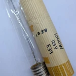 125V 1000W E39 Lamp Vintage Halogen Double Tube Clear Glass Metal. Fixed Price $17.50.
