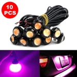 10PCS 9W Led Pink Eagle Eye Light Car Drl Fog Daytime Tail Backup Rear Signal. Fixed Price $14.99.