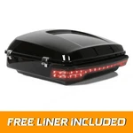Chopped Trunk Pack W/light For Harley Davidson Touring Road Glide 2014-2026. Fixed Price $183.00.