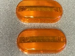Peterson V134-15A Amber Replacement Lens, 2/PACKAGE, New, Oblong Style. Fixed Price $11.99.