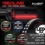 Redline 48" Tailgate Led Strip Light Bar Truck Reverse Brake Turn Signal. Fixed Price $27.99.