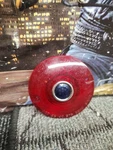 Chris Products Turn Signal Lens '63-'85 Fl Red With Blue Dot DHD3RB. Fixed Price $7.00.