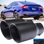 2XCHROME Stainless Steel Rear Exhaust Pipe Tail Muffler Round For Honda Accord. Fixed Price $109.72.