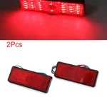 2PCS Red Led Rectangle Motorcycle Reflector Tail Brake Turn Signal Light Lamp. Fixed Price $19.39.
