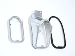 Genuine Harley Davidson Chrome Tombstone Taillight Housing + Lens Frame Nice!. Fixed Price $79.90.
