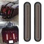 Pair Led Brake Turn Signal Tail Lights For Harley Touring Road King Glide. Fixed Price $38.95.