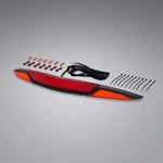 Show Chrome 52-970RBK Led Trunk Light Red Lens Black Honda GL1800 21-23. Fixed Price $211.46.