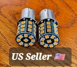 Pair Of Amber Led Turn Signal Bulbs For Honda Pn 33301-S04-004 (12V 21W). Fixed Price $14.99.