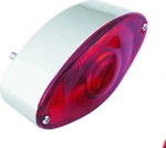 Bikers Choice Chrome Cat Eye Tail Fits Light Assembly With Red Lens For. Fixed Price $54.99.