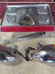 Harley Davidson Chrome License Plate Mount With Integrated Turn Signals. Fixed Price $79.99.