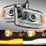 Modifystreet For 13-18 Ram Truck Factory Projector Headlights Replacement Chrome. Fixed Price $274.99.
