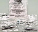 New Genuine Chris Products 0495-BN-2 Mounting Stem 5/8" Bk Nkl. Fixed Price $10.35.