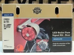 Nos Harley '11-17 Flstf '12-13 Fxdf Led Bullet Rear Turn Signal Kit Smoked Lens. Fixed Price $179.99.