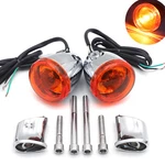 Amber Rear Turn Signal Light Indicator Narrow Bracket For Harley 02-17 Fxdc. Fixed Price $56.55.