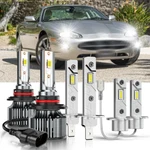 For Jaguar XK8 1997-2006 6PCS Led Headlight Bulbs High/low Beam + Fog Kit. Fixed Price $48.99.