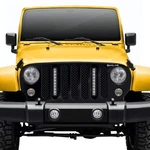 For Jeep Wrangler 18 Main Grille Rcjk Led 1ST Gen Retro Design Custom. Fixed Price $1699.00.