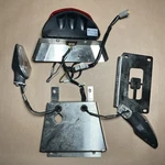 Ducati Monster 696 796 1100 Competition Werkes Brake Light Fender Eliminator Kit. Fixed Price $114.00.