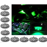10PC Green Led Chrome Modules Motorcycle Chopper Frame Neon Glow Lights Pod Kit. Fixed Price $33.20.