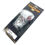Custom Chrome Red Lens Dual Filament Single Bullet Turn Signal Harley. Fixed Price $18.00.