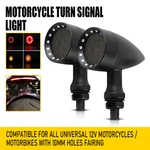 Motorcycle Bullet Black Led Brake Running Turn Signal Tail Light For Bobber Cafe. Fixed Price $18.99.