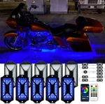 10 Pods Rgb Led Rock Underglow Lights Kit For Harley Road Street Glide Special. Fixed Price $69.13.