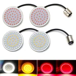 White Halo/amber & Red Full Led 1157 Turn Signal Bulbs For Harley Davidson Bike. Fixed Price $32.09.