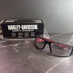 Harley-davidson HD1422G Tinted Lens Maroon Frame Safety Glasses New Box. Fixed Price $24.99.