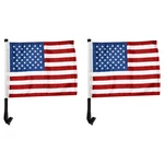2PCS American Flags Pole Mount Fit For Harley Touring Street Electra Road Glide. Fixed Price $63.98.