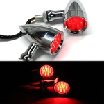 Motorcycle Bullet Led Brake Running Turn Signal Tail Light For Harley Cafe Racer. Fixed Price $21.99.