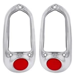 United Pacific C4053S Light Bezel W/reflector 1949-50 Chevy Passenger Pack Of 2. Fixed Price $85.45.