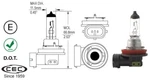Cec Industries H11 Bulb T3 1/2 12V 55W PGJ19-2 Halogen. Fixed Price $14.50.