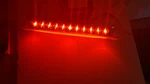 Tecniq 15" Stop Turn Tail Led Red Lights With Clear Lens And Chrome Bezel. Fixed Price $21.49.