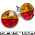 Orange/red Vintage Taillight Kit For Sickspeed Rear Finish Panel Conversion. Fixed Price $199.88.