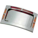 Led License Plate Frame Curved With Brake & Turn Signals Bagger Werx Chrome Usa. Fixed Price $49.99.