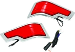 Kuryakyn Tracer Tour Pak Rear Lights Chrome Red Lens. Fixed Price $286.99.