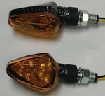 Dmp Blunt Arrow 8 Led Marker Lights Pair Carbon W/ Amber Lens 900-0044. Fixed Price $29.98.