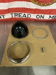 Used Victory Motorcycle 7 Round Headlight Black Bucket & Chrome Bezel. Fixed Price $62.99.