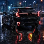 Tail Lights For 2014-2019 Honda Fit Jazz Led Smoked Rear Brake Lamp Assembly. Fixed Price $179.99.