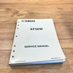 Yamaha Oem Dealer Service Manual / XF50W. Fixed Price $30.00.