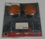 Kuryakyn 5470 Led Front Turn Signal Inserts, Ece 3 1/4FLAT Style Amber Lens. Fixed Price $70.00.