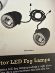 Harley Daymaker Reflector Led Fog Lamps Black Lights Touring Dyna Softail B4. Fixed Price $400.00.
