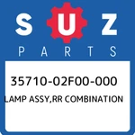 35710-02F00-000 Suzuki Lamp Assy,rr Combination 3571002F00000, New Genuine Oem. Fixed Price $176.90.