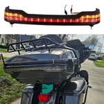 Smoked Len Led King Pack Trunk Brake Tail Turn Light For Harley Touring 2014-25. Fixed Price $59.80.