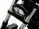 Custom Dynamics Truwrap 56MM Smoked Amber & White Fork Turn Signal Kit Harley H3. Fixed Price $79.20.