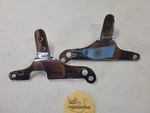 97-08 Harley Davidson Touring Chrome Sissy Bar Side Plates Mounts Brackets Flhr. Fixed Price $49.99.