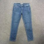 Kancan Jeans Womens 29 Blue Skinny Stretch Denim Mid Rise KC11214CHM Zip Fly. Fixed Price $19.99.