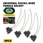 Wire Pigtail Female H11 Two Harness Head Light Low Beam Bulb Plug Connector Ew. Fixed Price $10.44.