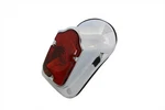 Tombstone Tail Light Chrome 12V Red Lens 3 Wire Harley Old School Chopper Bobber. Fixed Price $97.98.
